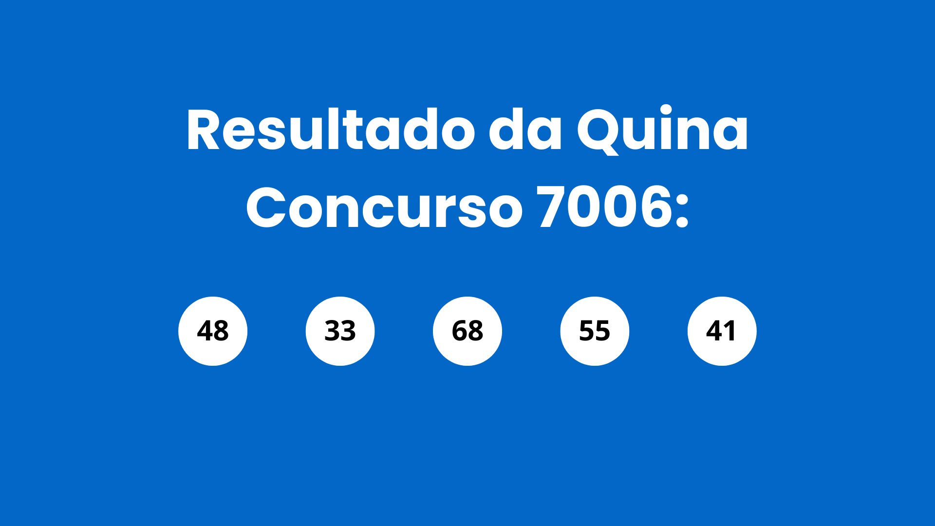 Resultado da Quina: veja números e ganhadores do concurso 7006 (segunda, 20/04) e como resgatar