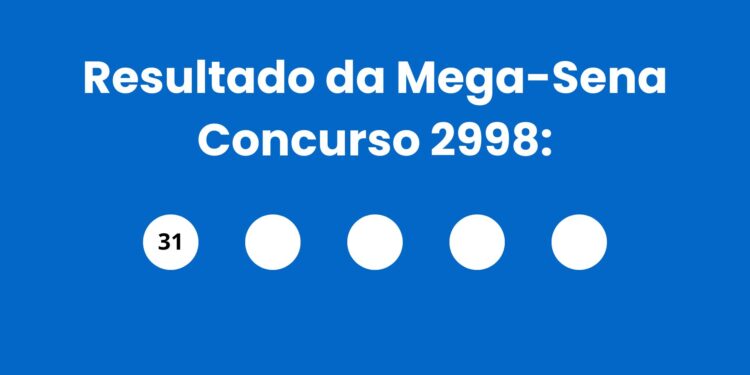Resultado da Mega-Sena: veja números e ganhadores do concurso 2.998 (sábado,18/04) e como resgatar