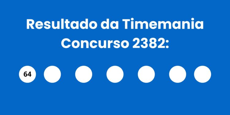 Resultado da Timemania: veja números e ganhadores do concurso 2382 (sábado, 18/04) e como resgatar