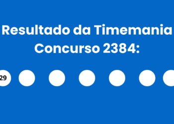 Resultado da Timemania: veja números e ganhadores do concurso 2384 (sábado, 25/04) e como resgatar