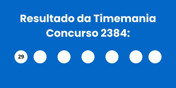 Resultado da Timemania: veja números e ganhadores do concurso 2384 (sábado, 25/04) e como resgatar