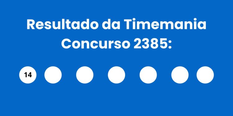 Resultado da Timemania: veja números e ganhadores do concurso 2385 (terça, 28/04) e como resgatar