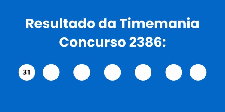 Resultado da Timemania: veja números e ganhadores do concurso 2386 (quinta, 30/04) e como resgatar