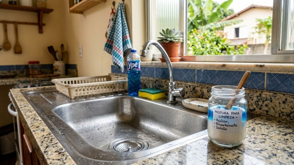 Açúcar, bicarbonato de sódio, detergente: por que essa mistura é "mágica" para todos os cantos da casa