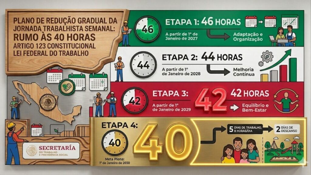Adeus à redução da jornada de trabalho: os funcionários vão ser obrigados a trabalhar mais horas e sem pausas para compensar o dia de folga?