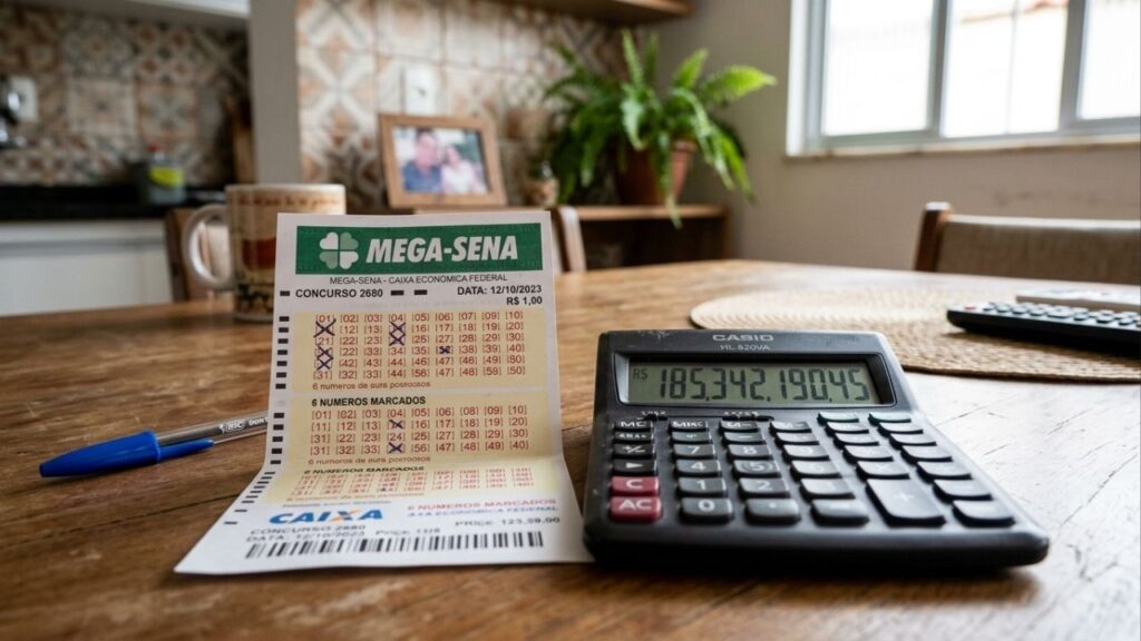 Apostador do interior de Minas levou prêmio milionário da Mega-Sena com uma aposta de R$ 5