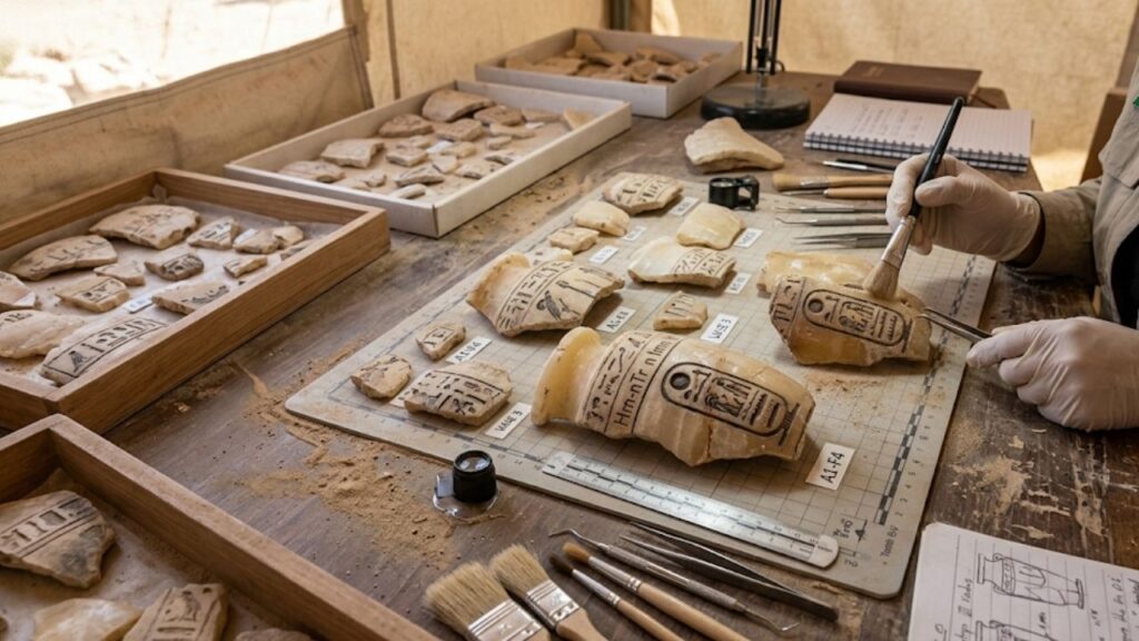 Arqueólogos anunciaram descoberta de primeira tumba faraônica em mais de 100 anos