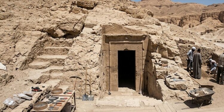 Arqueólogos anunciaram descoberta de primeira tumba faraônica em mais de 100 anos