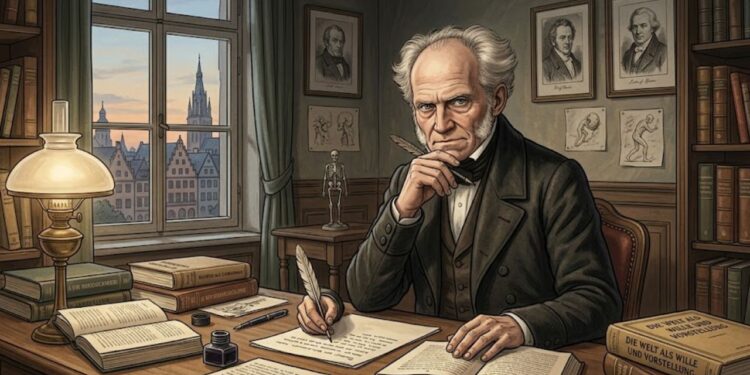 O que a psicologia explica sobre a frase de Arthur Schopenhauer “A vida balança como um pêndulo entre a dor e o tédio” no uso compulsivo do feed