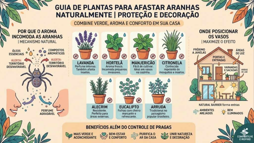 As 7 plantas mais eficazes para manter aranhas bem longe de casa