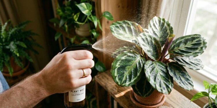 A folhagem colorida que não precisa de vento forte e tem impressionado as visitas ao dobrar suas folhas para cima durante a noite