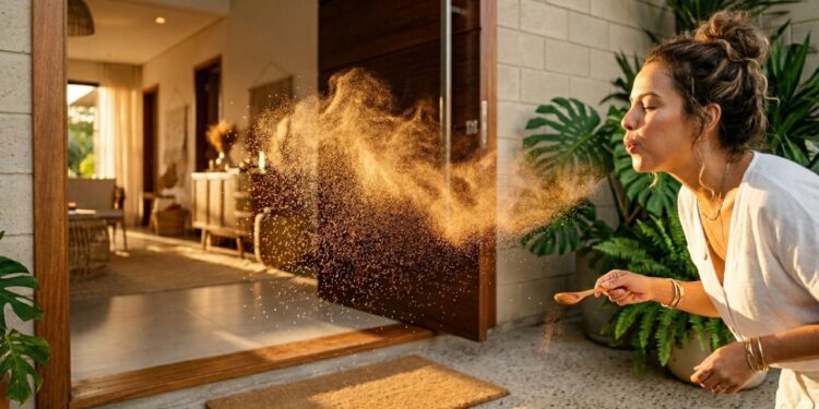 Soprar canela em pó na porta de entrada no primeiro dia do mês: para que serve e por que recomendam