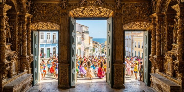 Cidade dona do maior carnaval de rua do planeta: a primeira capital do Brasil onde 800 kg de ouro forraram uma só igreja