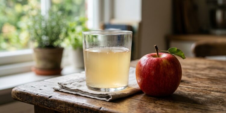 Nem detox, nem milagre: o que realmente acontece com seu fígado ao tomar vinagre de maçã com água