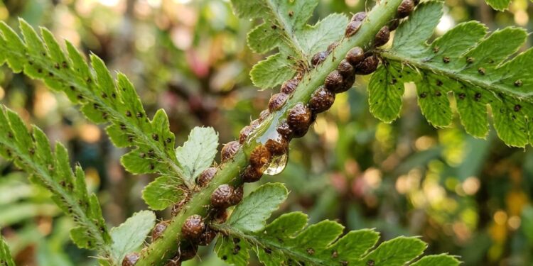 Como eliminar as crostas marrons das samambaias em menos de um minuto: truque caseiro eficaz passando uma escovinha com álcool