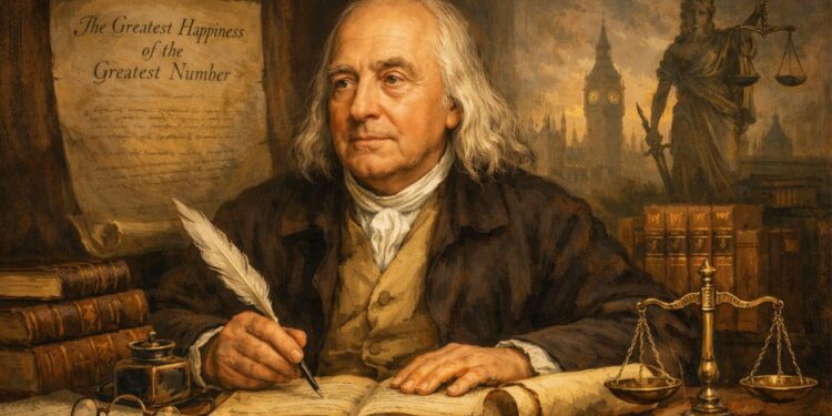 Jeremy Bentham, filósofo utilitarista e jurista: “A maior felicidade do maior número é a medida do certo e do errado.”