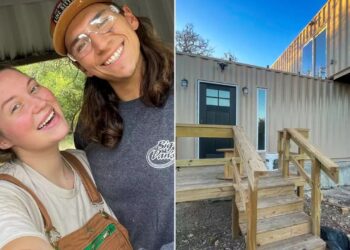Eles construíram a casa dos seus sonhos com contêineres. Mas não tinham água