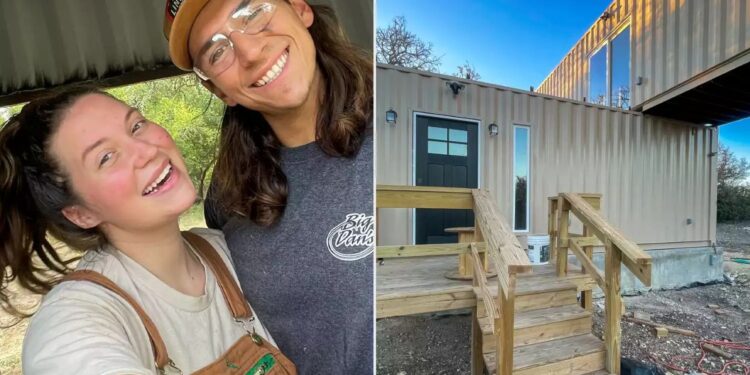 Eles construíram a casa dos seus sonhos com contêineres. Mas não tinham água