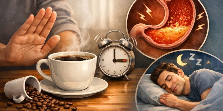 Reduzir o consumo de café no dia a dia pode melhorar significativamente a qualidade do sono e reduzir desconfortos no estômago