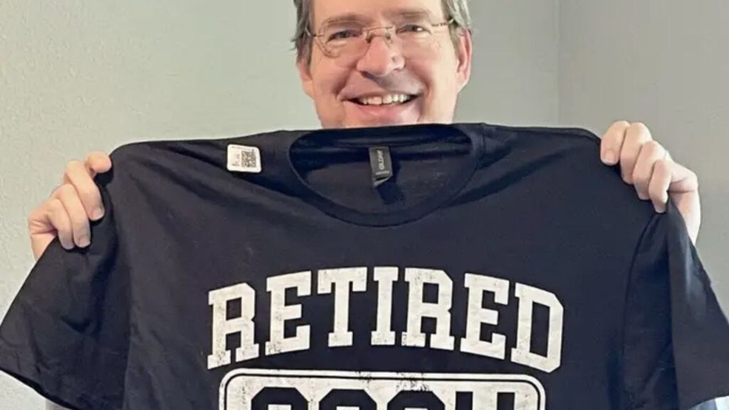 Ele se aposentou aos 52 anos e só tem dinheiro suficiente para estar financeiramente seguro para o próximo ano.