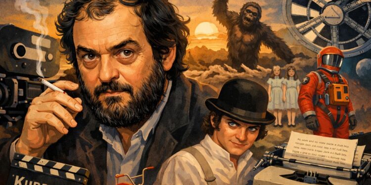 Stanley Kubrick, cineasta americano e inovador na linguagem cinematográfica: “Se pode ser escrito, ou pensado, pode ser filmado.”