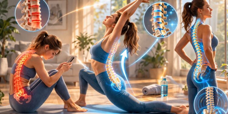 Alongamento para a coluna, o que acontece com seu corpo quando você se alonga todos os dias?