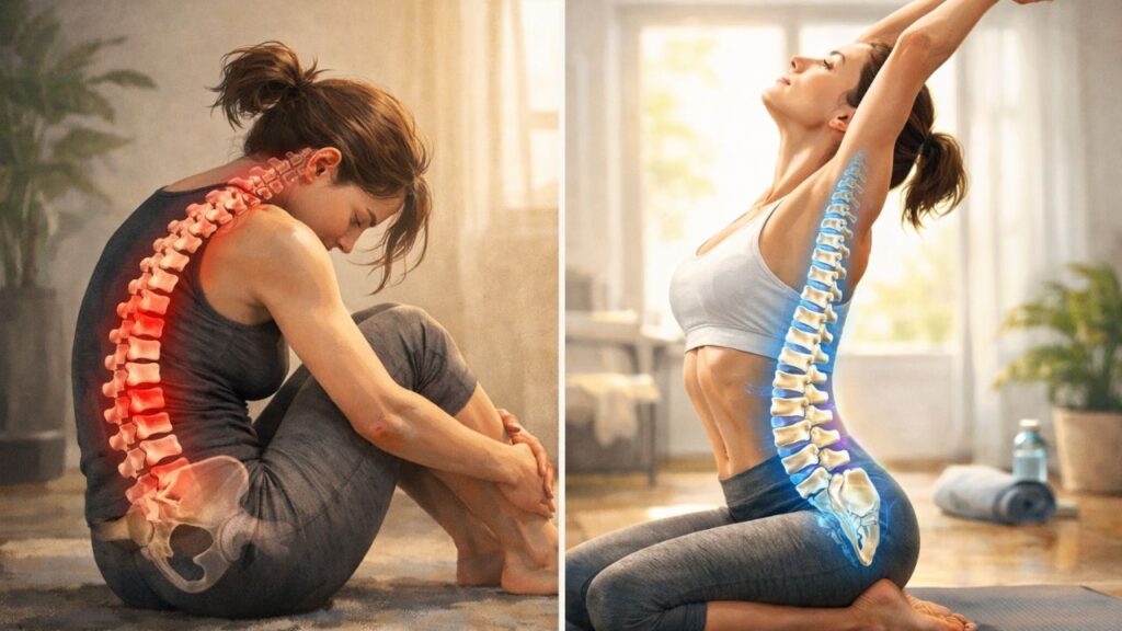 Alongamento para a coluna, o que acontece com seu corpo quando você se alonga todos os dias?