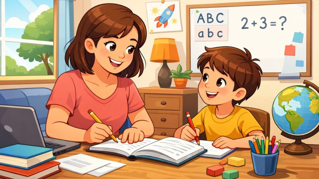 Ela educou seu filho em casa por 2 anos antes de mandá-lo para uma escola pública