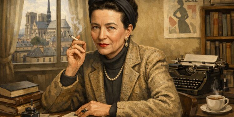 Simone de Beauvoir, filósofa francesa e escritora feminista: "Não se nasce mulher: torna-se."