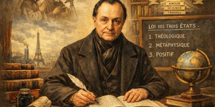Auguste Comte, fundador do positivismo e sociólogo: "Saber para prever, prever para prover."