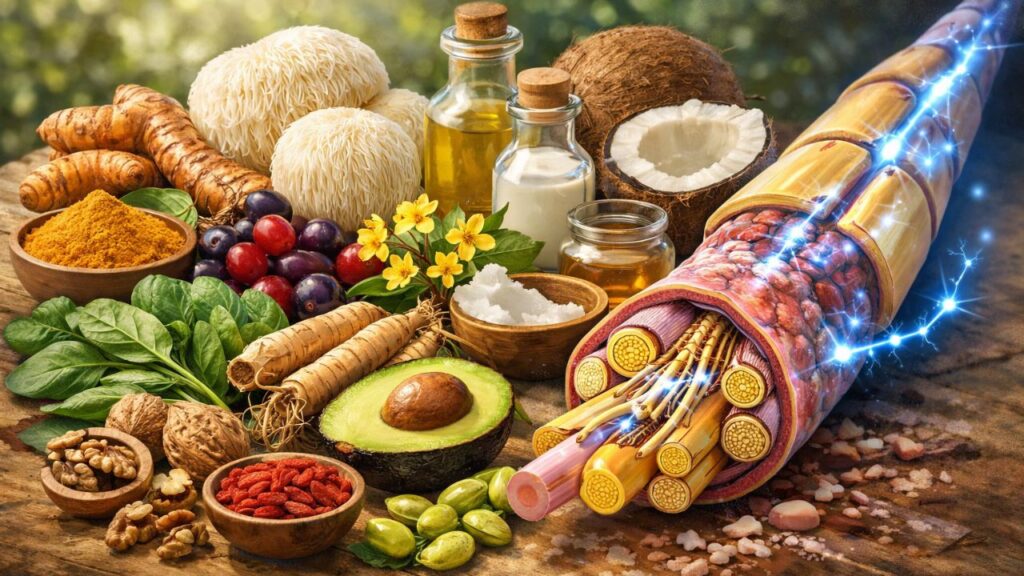 Seu corpo pode estar tentando regenerar nervos e sua alimentação com estes 5 ingredientes influenciam mais do que você imagina