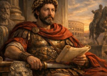 Marco Aurélio, imperador romano e autor de Meditações: “A felicidade da sua vida depende da qualidade dos seus pensamentos”