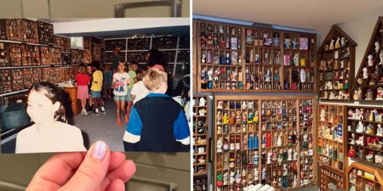 Minha mãe coleciona miniaturas há 50 anos. Elas tomaram conta do nosso porão de 90m²