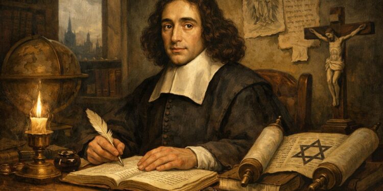 Baruch Spinoza, filósofo racionalista e crítico da religião tradicional: “A liberdade é compreender a necessidade”