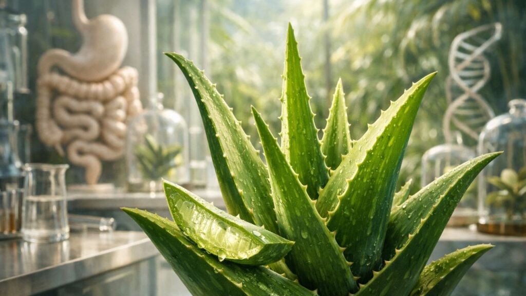 Como a babosa pode ajudar a proteger o intestino e reduzir inflamações de forma natural