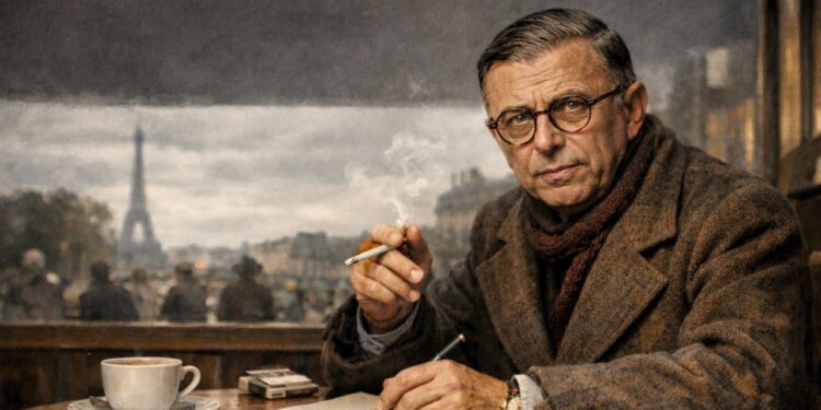 Jean-Paul Sartre, defensor da liberdade radical e do engajamento: “A existência precede a essência”