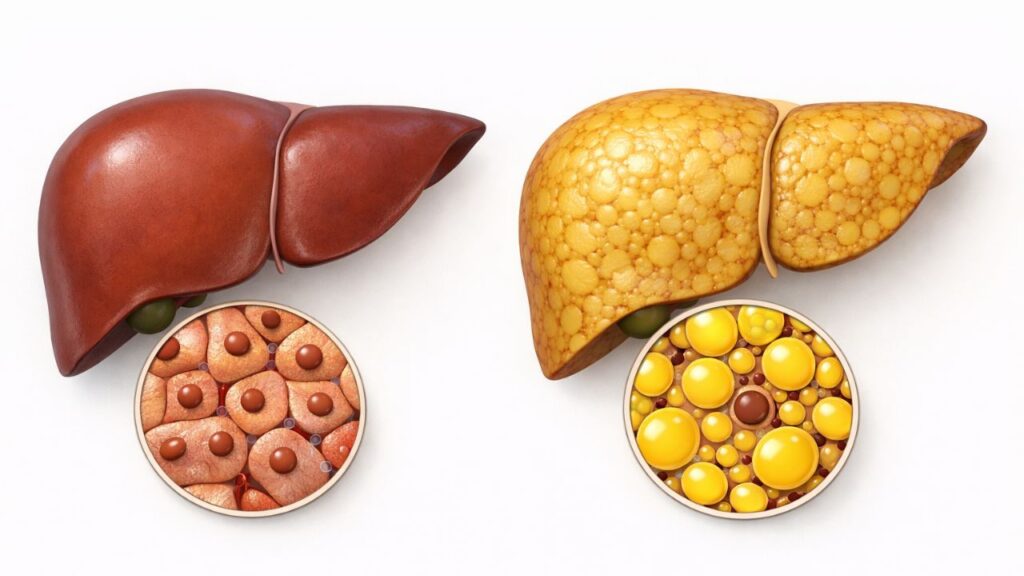Como saber se tem gordura no fígado: 5 sinais discretos que podem indicar o problema