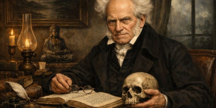 Arthur Schopenhauer, pessimista metafísico e crítico do desejo: “A vida é sofrimento” “