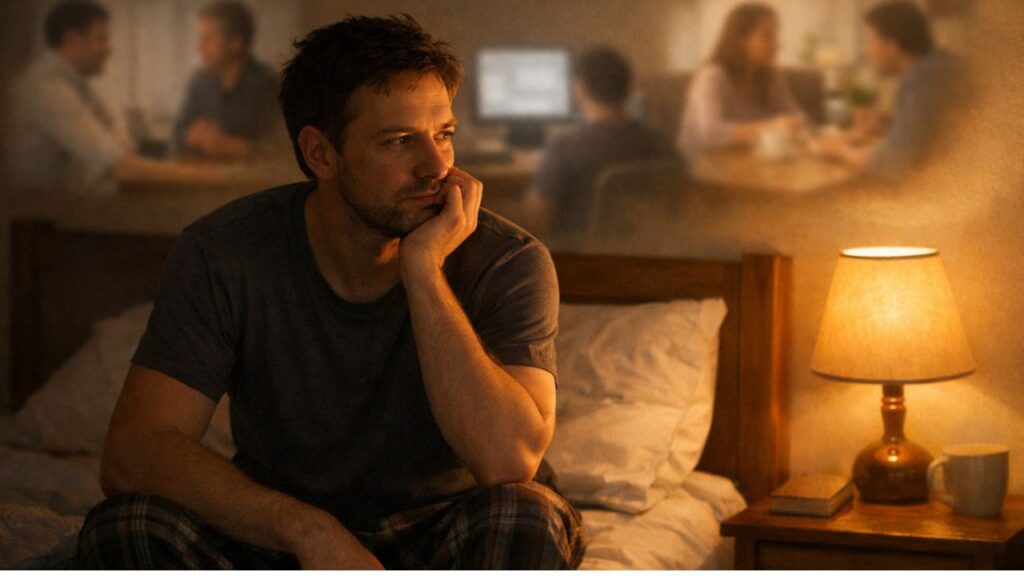 Segundo a psicologia, quem revisa mentalmente o dia antes de dormir pode estar tentando controlar algo maior