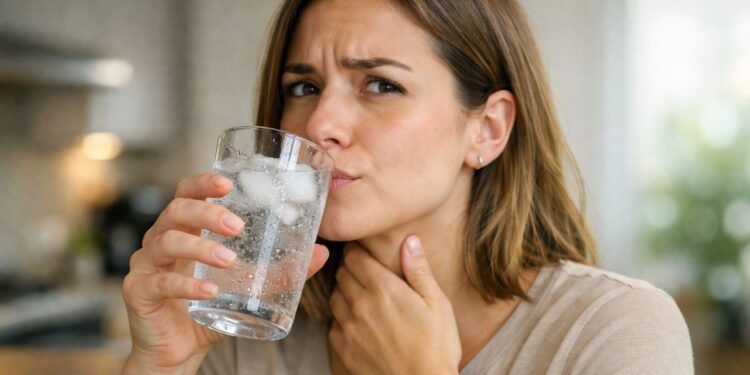 Você evita água gelada por medo de dor de garganta? A ciência traz uma resposta surpreendente