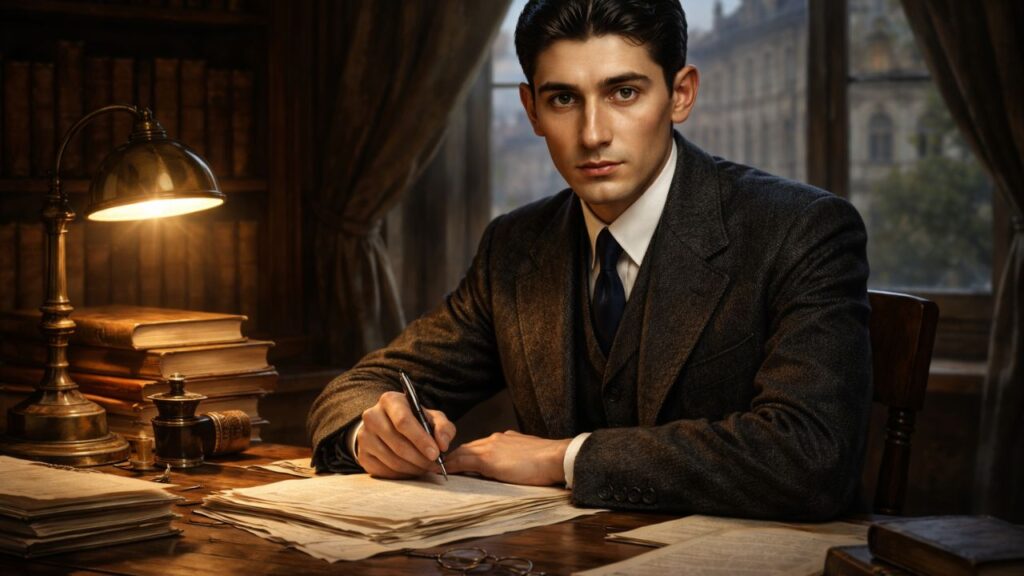 Franz Kafka, escritor e pensador existencialista: “Um livro deve ser o machado que quebra o mar congelado dentro de nós.”