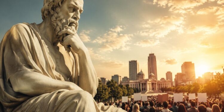 Platão, filósofo e discípulo de Sócrates: “O preço de não participar da política é ser governado por quem é inferior.”