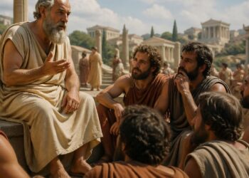 Sócrates, mestre do questionamento e da ética: “Uma vida não examinada não merece ser vivida.”