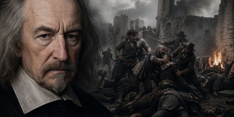 Thomas Hobbes, teórico do poder e da ordem: “O homem é o lobo do homem.”