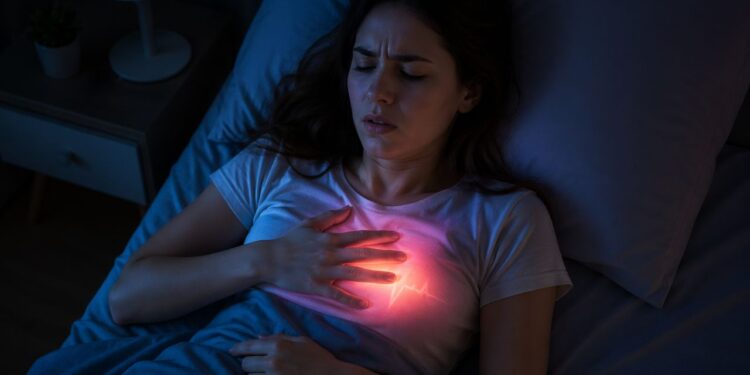 Deitou para descansar e o coração disparou? Entenda por que isso acontece à noite