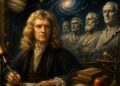 Isaac Newton, formulador das leis do movimento e da gravitação universal: “Se vi mais longe foi por estar sobre ombros de gigantes”