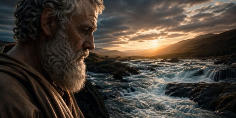 Heráclito, pensador da mudança e da impermanência: “Tudo flui, nada permanece.”