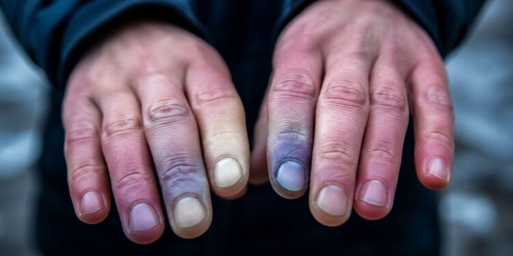 Dedos mudam de cor no frio? Entenda o que pode estar por trás desse sinal estranho