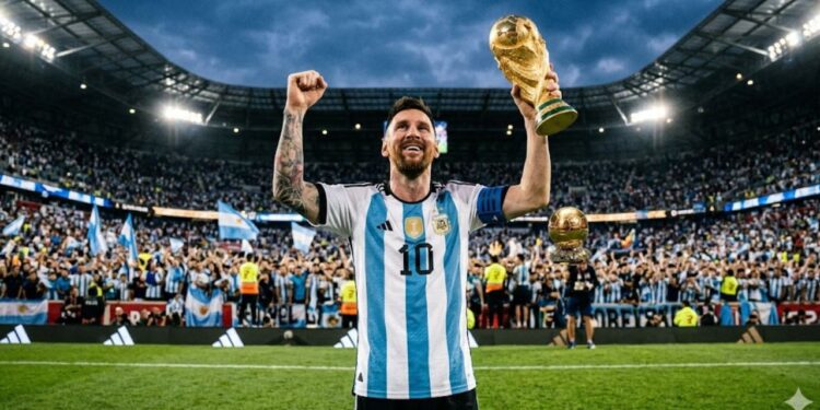 Lionel Messi, campeão da Copa do Mundo e vencedor de múltiplas Bolas de Ouro: “Você precisa lutar para alcançar seu sonho”