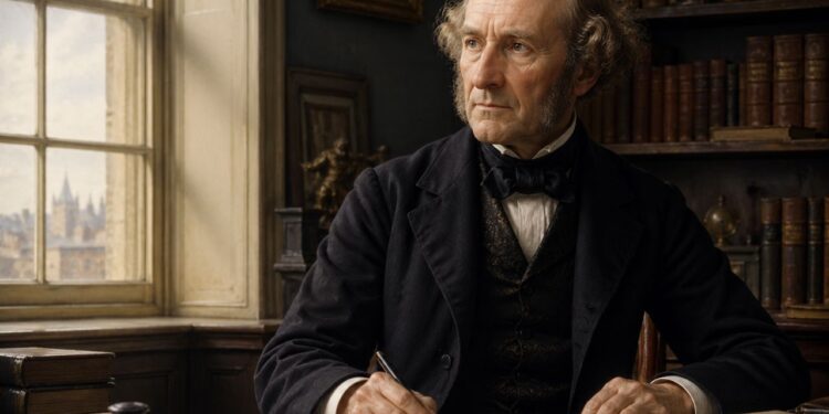 John Stuart Mill, defensor da liberdade individual e autor de Sobre a Liberdade: “A liberdade de um termina onde começa a do outro”